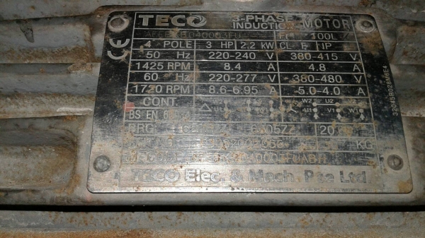 มอเตอร์ 3 hp มอเตอร์ 3 hp