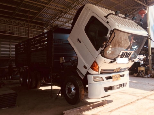Hino mega เครื่อง 320 แรง ปี 50 ไฮสปีด สวยจัด ยางเต็ม #กระบะดัมพ์ต่อใหม่ครับ สภาพพร้อมใช้งาน ทะเบียนพร้อม