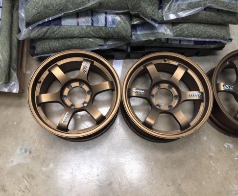 ล้อ TE37 ขอบ18x8 สีBR เหมือนล้อเเท้ปีเก่า สภาพสวยสีเดิมๆ 4วง