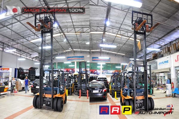 ขายรถโฟล์คลิฟท์มือสอง TOYOTA รุ่น 7FD25-30930 นำเข้าจากประเทศญี่ปุ่น 100\% ไม่เคยใช้งานในไทย