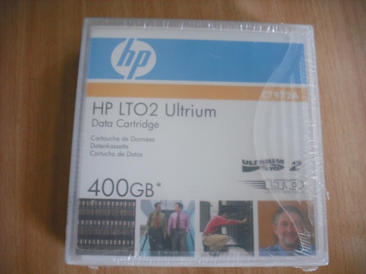 HP C7972A LTO2 Ultrium Data Cartridge 400 GB HP C7972A LTO2 Ultrium Data Cartridge 400 GB