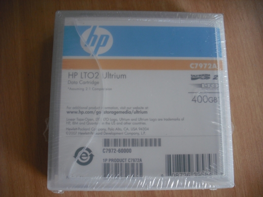 HP C7972A LTO2 Ultrium Data Cartridge 400 GB HP C7972A LTO2 Ultrium Data Cartridge 400 GB