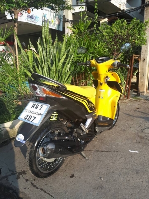 Mio 125 ปี 2554 รุ่น GT สีดำเหลือง ขับดีจริง สวยหล่อเนี๊ยบเลย
