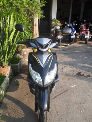 Mio 125 ปี 2554 รุ่น GT สีดำเหลือง ขับดีจริง สวยหล่อเนี๊ยบเลย
