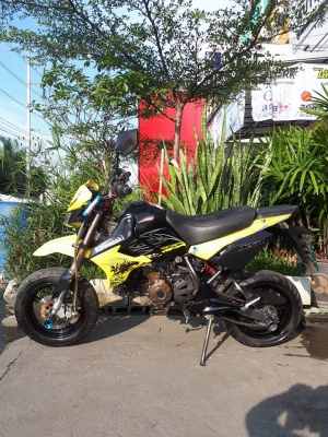 NEW Kawasaki KSR สีเหลือง ปี 2554 (ล้อแม็กซ์แท้) รถสปอร์ต หล่อเท่ห์มากมาย