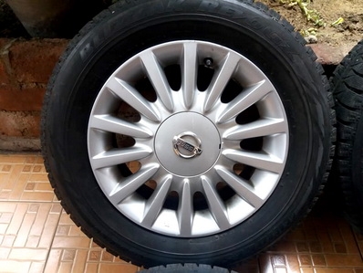 ยางบริดสโตนนอก 205 65 16  ปี12-13 ล้อไม่มีซ่อม กว้าง 6.5 ET 50 ใส่ได้หลายรุ่น ตจว จัดส่งครับ