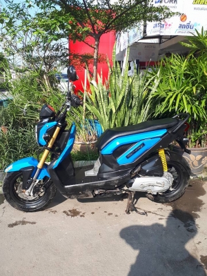 Honda Zoomer X ปี 2557 สีน้ำเงินดำ รถสวยมากมาย Honda Zoomer X ปี 2557 สีน้ำเงินดำ รถสวยมากมาย