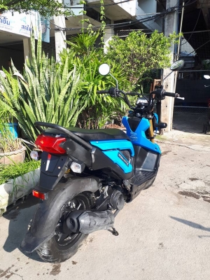 Honda Zoomer X ปี 2557 สีน้ำเงินดำ รถสวยมากมาย