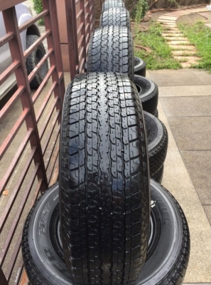 ยาง Bridgestone 245 70 16 ปลายปี17 มีให้เลือก4ชุด ดอกเต็ม ไม่มีปะ ใช้ยาว ราคาไม่แพง ยาง Bridgestone 245 70 16 ปลายปี17 มีให้เลือก4ชุด ดอกเต็ม ไม่มีปะ ใช้ยาว ราคาไม่แพง