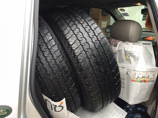 ยาง Bridgestone 245 70 16 ปลายปี17 มีให้เลือก4ชุด ดอกเต็ม ไม่มีปะ ใช้ยาว ราคาไม่แพง
