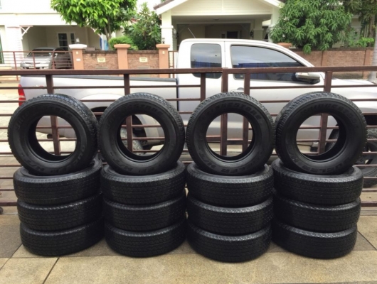 ยาง Bridgestone 245 70 16 ปลายปี17 มีให้เลือก4ชุด ดอกเต็ม ไม่มีปะ ใช้ยาว ราคาไม่แพง