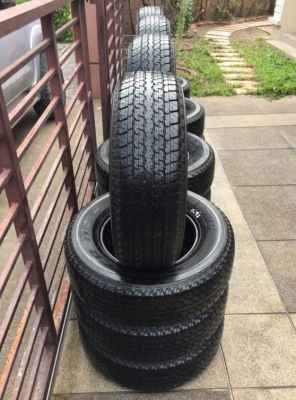 ยาง Bridgestone 245 70 16 ปลายปี17 มีให้เลือก4ชุด ดอกเต็ม ไม่มีปะ ใช้ยาว ราคาไม่แพง ยาง Bridgestone 245 70 16 ปลายปี17 มีให้เลือก4ชุด ดอกเต็ม ไม่มีปะ ใช้ยาว ราคาไม่แพง