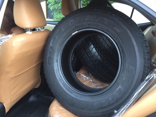 ยาง Bridgestone 245 70 16 ปลายปี17 มีให้เลือก4ชุด ดอกเต็ม ไม่มีปะ ใช้ยาว ราคาไม่แพง