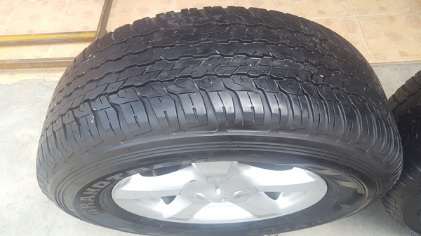 ขายล้อISUZU V Cross17 ยาง265/65/17 ปี 16 4 ล้อ ขายล้อISUZU V Cross17 ยาง265/65/17 ปี 16 4 ล้อ