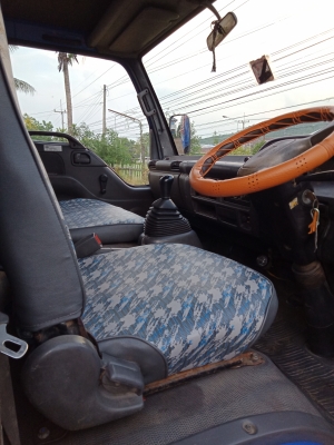6ล้อNQR150แรงโบอินเตอร์ ห้างแท้ปี48 พาวเวอร์ แอร์ ท้ายเอฟ 6เกียร์เดินหน้า ยางดี คัสซีสวย ยาว4.30ม