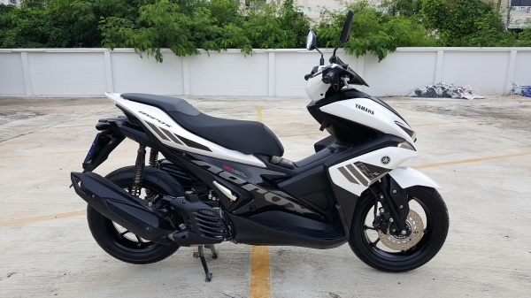 AEROX 155 สีขาวรถปลายปี 2017 สวยพร้อมใช้งาน เอกสารครบเจ้าของขายเอง