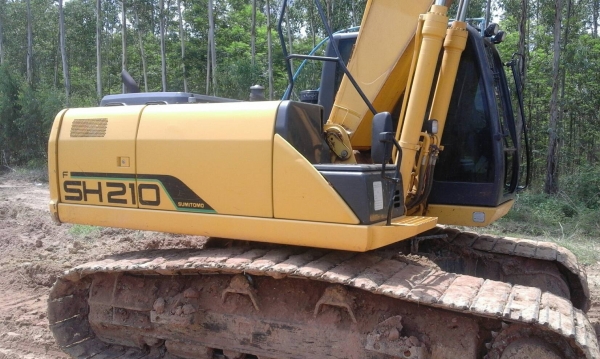 ขายดาวน์รถแบคโฮ SUMITOMO SH210-5 ใช้งาน 6,1xx ชั่วโมง