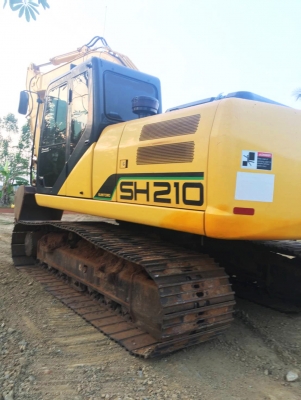 ขายดาวน์รถแบคโฮ SUMITOMO SH210-5 ใช้งาน 6,1xx ชั่วโมง