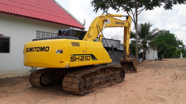 ขายดาวน์รถแบคโฮ SUMITOMO SH210-5 ใช้งาน 6,1xx ชั่วโมง