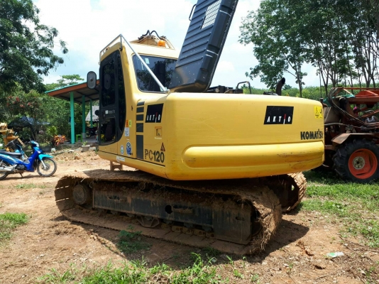 ขายดาวน์รถแบคโฮ KOMATSU PC120-6EO เก่านอกผ่านการใช้งานในไทย รวม 5 พันชั่วโมง สภาพเทพบุตร