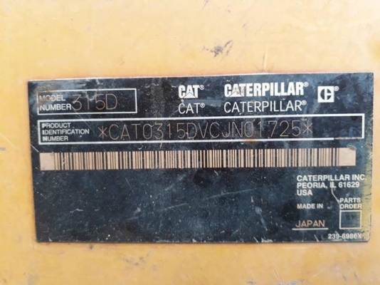ขายรถแบคโฮ CAT315D สภาพดี พร้อมใช้งาน ราคาไม่แรง ขายรถแบคโฮ CAT315D สภาพดี พร้อมใช้งาน ราคาไม่แรง