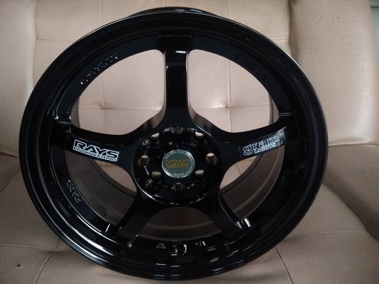 แม็กใหม่ เรย์ แกรมไลท์ ขอบ 15 ใส่รถ 4 รู 100 ราคา 7500 พร้อมยาง 11700 บาท