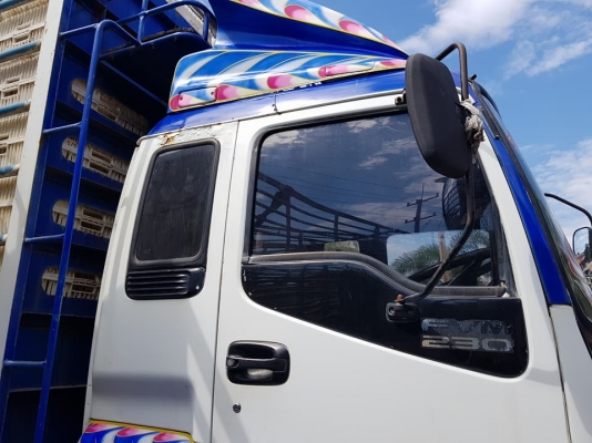 เดกก้า230แรง ปี47 รถวิ่งไก่ยาว 10เมตร20 พร้อมกล่องไก่ 500 ลูก พ่อค้าตัดได้เจ้าของรีบ