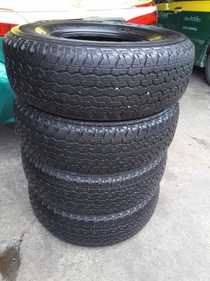บริสโตน ดุเลอร์ HT 255-70-15 ปลายปี14 สวยๆ 1ชุด บริสโตน ดุเลอร์ HT 255-70-15 ปลายปี14 สวยๆ 1ชุด