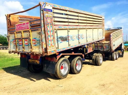 Hino 344 แรง ปี 53 แม่ลูกดัมพ์มิเนียมคอกเกษตร รถสวยเดิมพร้อมใช้งาน ยางดี ทะเบียนพร้อม