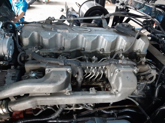 พ่วง 22 ล้อ HINO 380 ปี56 กระบะมิเนียม - ดั้ม อู่.โชคชัย แม่ยาว 6.20ม. ลูกยาว7ม. บรรทุกของได้ 32 ตัน