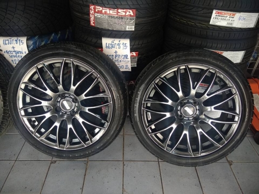มือสอง BBS สีไฮเปอร์ ขอบ 17 ใส่รถ 4 รู 100 ราคา 7900 บาท