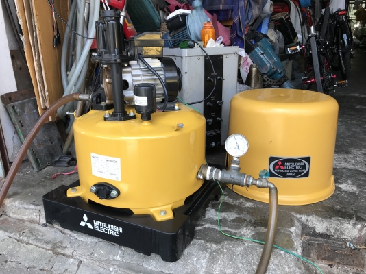 ขายปั้มน้ำอัตโนมัติ Mitsubishi 200W สภาพสวยมาก เดิมๆหมุนนิ่ม ใช้งานมาน้อย ตรวจเช็คแรงดันเรียบร้อย ไม่มีรั่วซึม พร้อมใช้งาน ราคา 3,800 บาทพร้อมส่ง