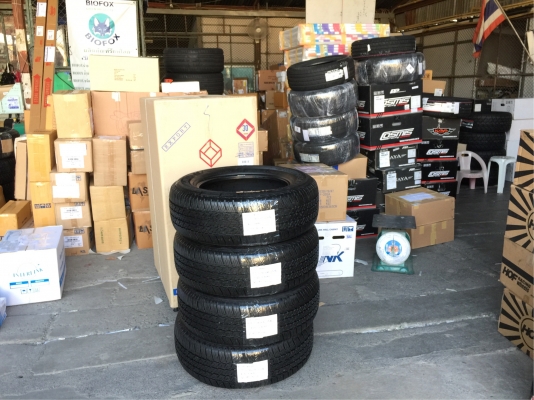 ยาง Bridgestone 265 60 18 ปี17 ดอกเต็ม ไม่มีปะ ใช้ยาว ราคาไม่แพง