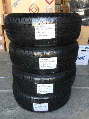 ยาง Bridgestone 265 60 18 ปี17 ดอกเต็ม ไม่มีปะ ใช้ยาว ราคาไม่แพง
