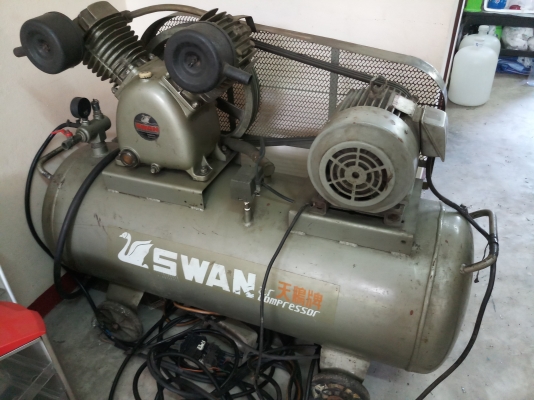 SWAN 240 ลิตร มอเตอร์มิตซู 5 Hp 380 โวลท์