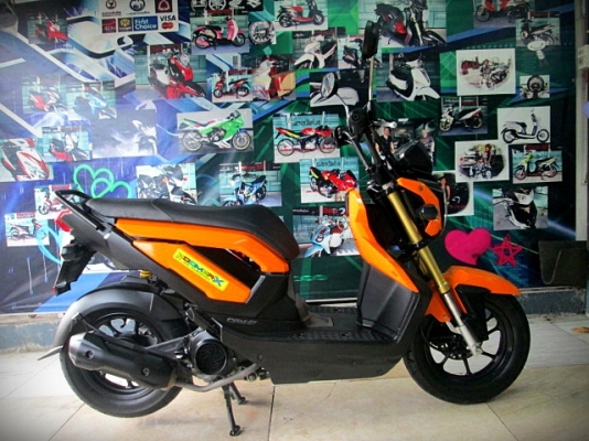 zoomer x 2013 สีส้ม รถบ้าน เครื่องดี สีสวย 26900