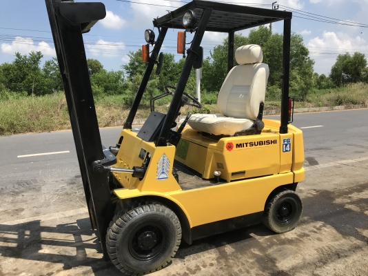 รถยกMitsubishi fg14สภาพดีเก่าญี่ปุ่นมีใบอินวอยไม่เคยใช้ในไทย