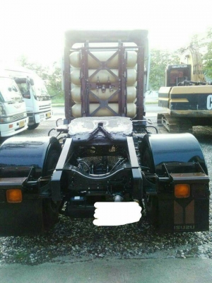 รถบรรทุกหัวลาก 6 ล้อ อีซูซุ ISUZU GVR CNG300 พร้อมใช้งาน ราคาถูก