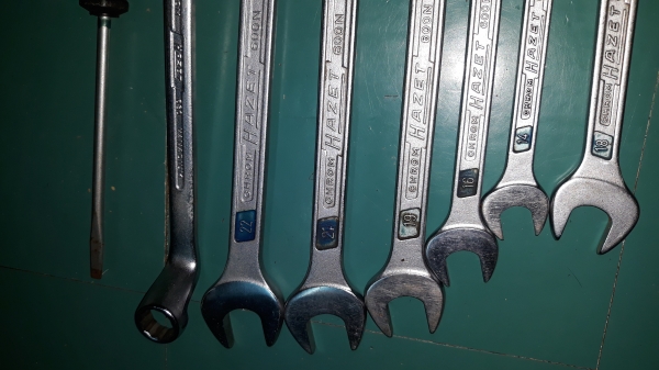 ขายประแจแหวนข้างปากตายเบอร์มิน HAZET MADE IN GERMANY.