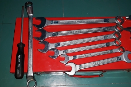 ขายประแจแหวนข้างปากตายเบอร์มิน HAZET MADE IN GERMANY.
