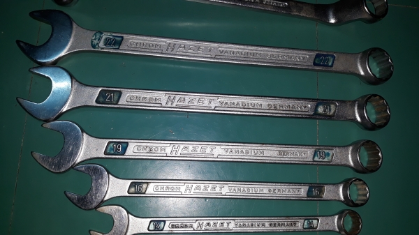 ขายประแจแหวนข้างปากตายเบอร์มิน HAZET MADE IN GERMANY.
