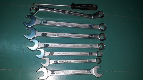 ขายประแจแหวนข้างปากตายเบอร์มิน HAZET MADE IN GERMANY.