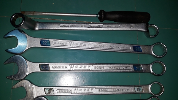 ขายประแจแหวนข้างปากตายเบอร์มิน HAZET MADE IN GERMANY.
