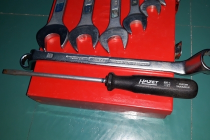ขายประแจแหวนข้างปากตายเบอร์มิน HAZET MADE IN GERMANY.