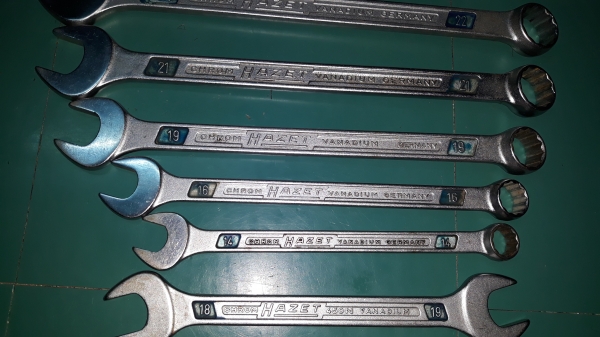 ขายประแจแหวนข้างปากตายเบอร์มิน HAZET MADE IN GERMANY.