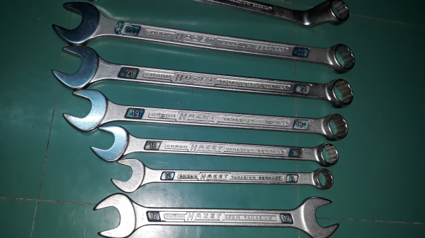 ขายประแจแหวนข้างปากตายเบอร์มิน HAZET MADE IN GERMANY.