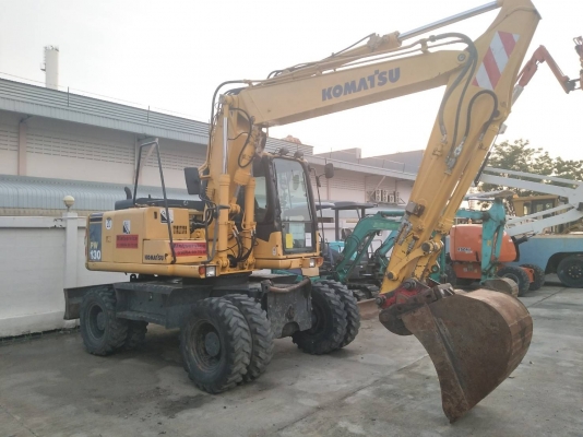 ถึงไทยแล้ว Komatsu PW130-7K รถขุดล้อยางรุ่นนิยม ใช้งานน้อย สภาพดีมากๆ 092-929-9942 ธีรเทพ ถึงไทยแล้ว Komatsu PW130-7K รถขุดล้อยางรุ่นนิยม ใช้งานน้อย สภาพดีมากๆ 092-929-9942 ธีรเทพ