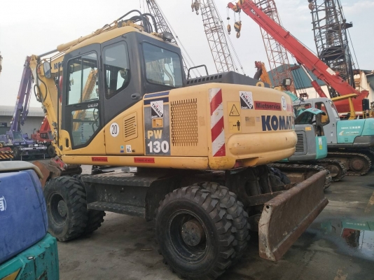ถึงไทยแล้ว Komatsu PW130-7K รถขุดล้อยางรุ่นนิยม ใช้งานน้อย สภาพดีมากๆ 092-929-9942 ธีรเทพ ถึงไทยแล้ว Komatsu PW130-7K รถขุดล้อยางรุ่นนิยม ใช้งานน้อย สภาพดีมากๆ 092-929-9942 ธีรเทพ