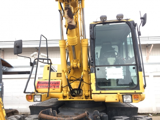 Komatsu PW130-7K รถขุดล้อยาง นำเข้าจากญี่ปุ่น โทร. 080-6565422 (หนิง)