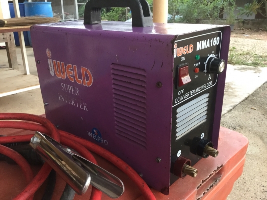 ขายตู้เชื่อมอินเวอเตอร์มือ2 ยี่ห้อ IWELD รุ่น MMA160 พร้อมสายเชื่อม